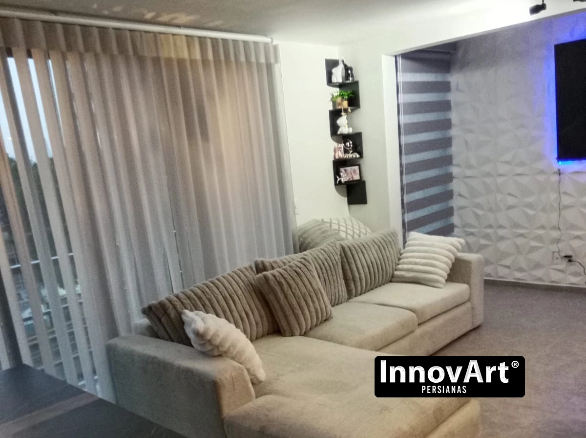 Cortinas Waves en comedor